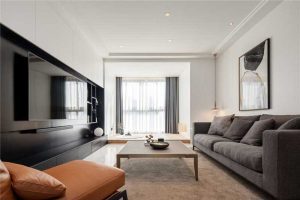 深圳龍崗坂田輕奢風(fēng)格新房裝修設(shè)計(jì)客廳效果圖