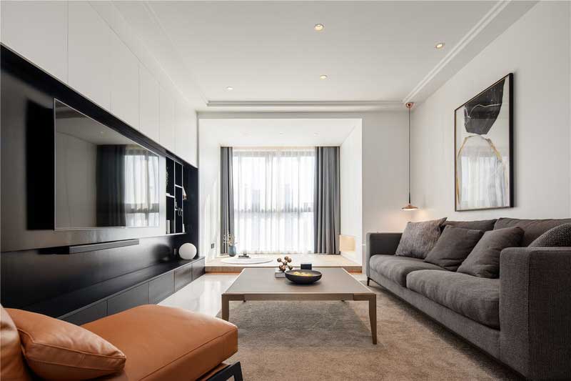 深圳龍崗坂田輕奢風格新房裝修設計客廳 深圳龍崗坂田輕奢風格新房裝修設計客廳