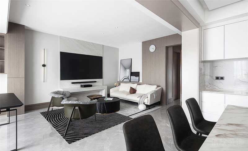 深圳羅湖區(qū)黑白色簡約風(fēng)格家居裝修圖客廳家具 深圳羅湖區(qū)黑白色簡約風(fēng)格家居裝修圖客廳家具