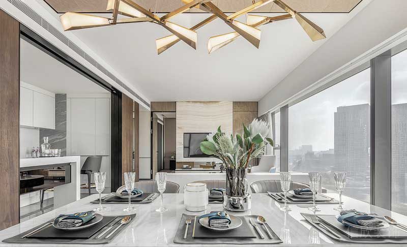 深圳鹽田區(qū)現(xiàn)代輕奢家庭裝修設(shè)計(jì)餐桌 深圳鹽田區(qū)現(xiàn)代輕奢家庭裝修設(shè)計(jì)餐桌