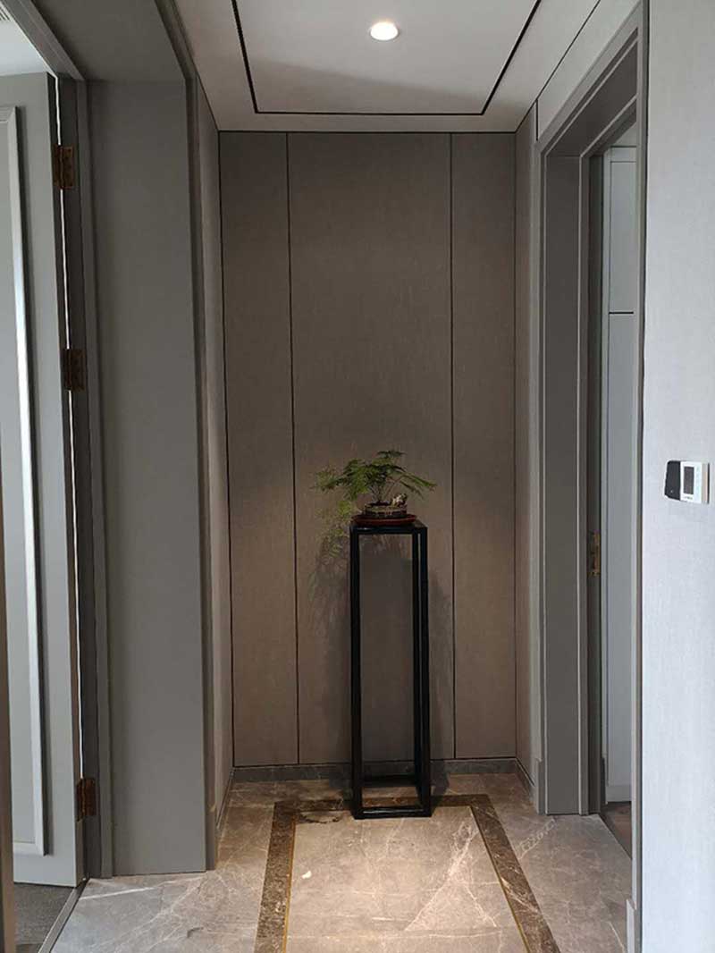 觀深圳南山新中式家居裝修設(shè)計(jì)圖過道景觀