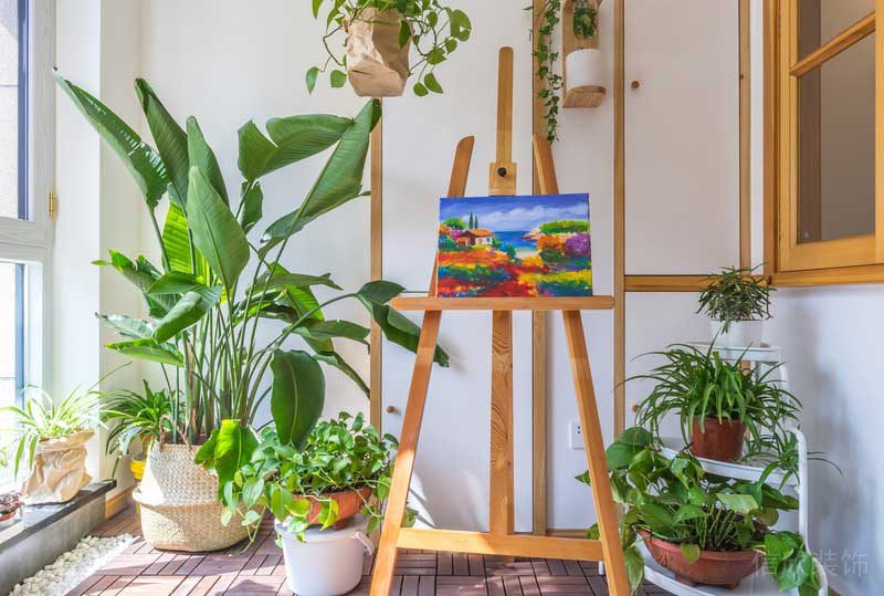 深圳羅湖區(qū)北歐風(fēng)格家庭裝修設(shè)計(jì)實(shí)景圖陽臺