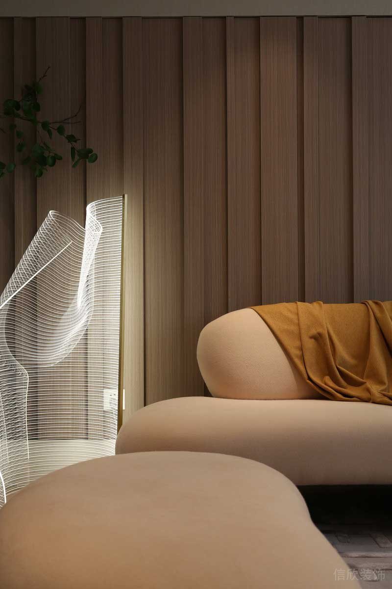 深圳羅湖區現代輕奢風200平方家庭住房裝修起居室沙發 深圳羅湖區現代輕奢風200平方家庭住房裝修起居室沙發