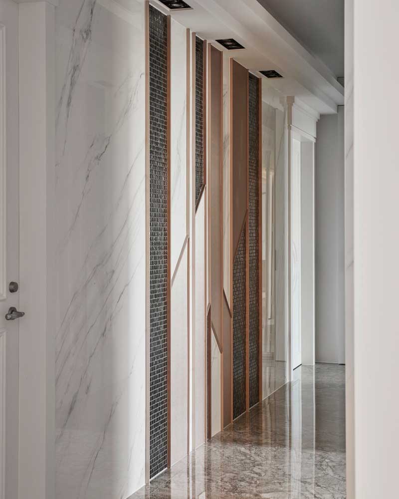 深圳寶安區(qū)暖色調(diào)輕奢風(fēng)格家裝裝修過(guò)道 深圳寶安區(qū)暖色調(diào)輕奢風(fēng)格家裝裝修過(guò)道