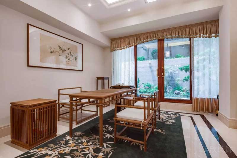 深圳寶安碧桂園簡歐風格別墅樣板間設計茶室 深圳寶安碧桂園簡歐風格別墅樣板間設計茶室