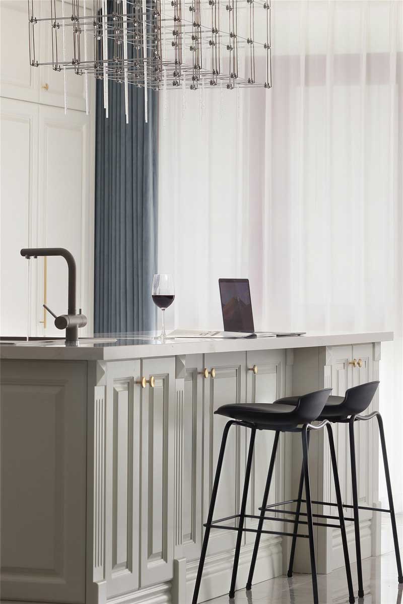 深圳鹽田區意式輕奢新房設計裝修工程案例吧臺 深圳鹽田區意式輕奢新房設計裝修工程案例吧臺