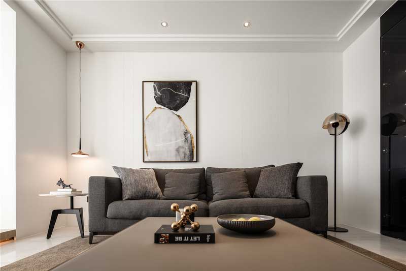 深圳龍崗坂田輕奢風格新房裝修設計客廳沙發 深圳龍崗坂田輕奢風格新房裝修設計客廳沙發