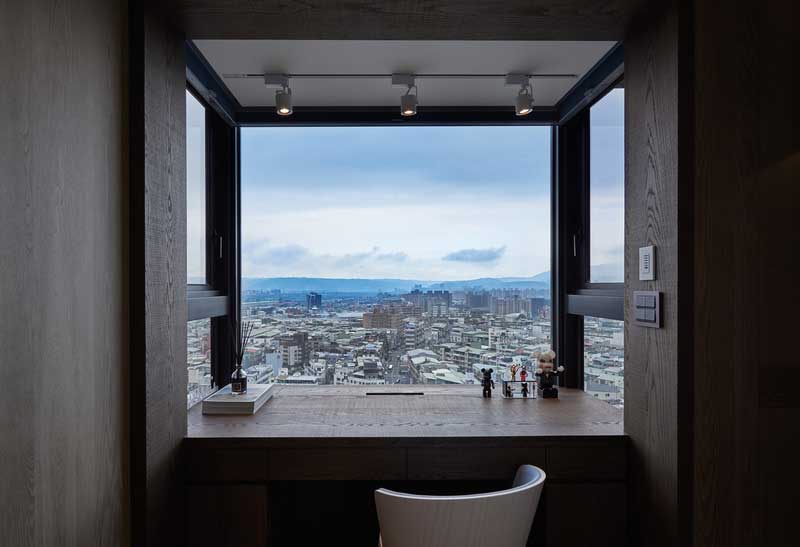 深圳福田區(qū)梅林北歐風(fēng)格家庭裝修工程書房