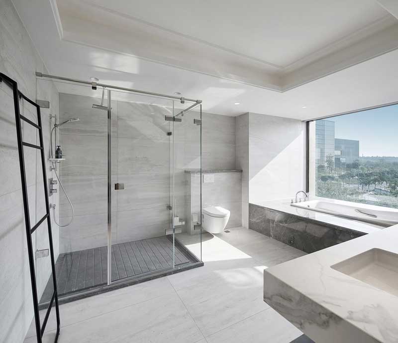 深圳寶安西鄉(xiāng)高級灰色調(diào)簡約家居裝修實(shí)景圖主衛(wèi) 深圳寶安西鄉(xiāng)高級灰色調(diào)簡約家居裝修實(shí)景圖主衛(wèi)