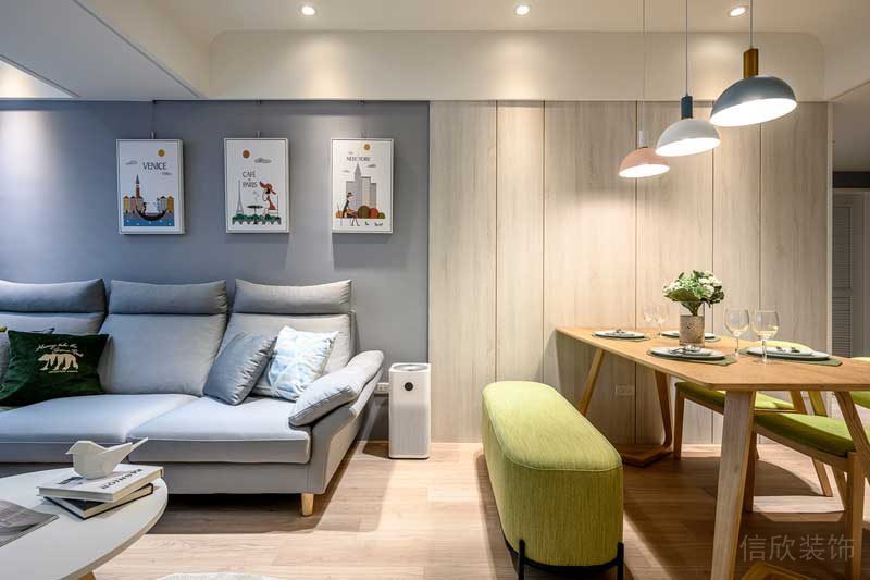 深圳鹽田區(qū)沙頭角北歐風格舊房翻新改造裝修客餐廳 深圳鹽田區(qū)沙頭角北歐風格舊房翻新改造裝修客餐廳