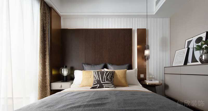 深圳龍崗坂田萬科第五園輕奢風大戶型樣板間設計客房 深圳龍崗坂田萬科第五園輕奢風大戶型樣板間設計客房