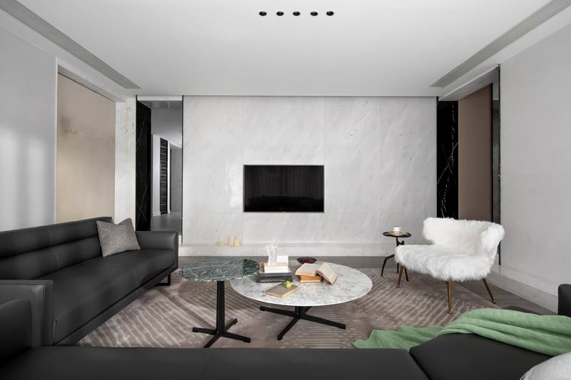 深圳羅湖區極簡風80平方復式小戶型裝修設計天花吊頂 深圳羅湖區極簡風80平方復式小戶型裝修設計天花吊頂