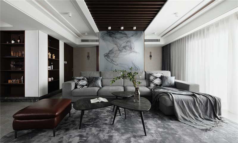 深圳羅湖新中式家庭裝修圖沙發 深圳羅湖新中式家庭裝修圖沙發