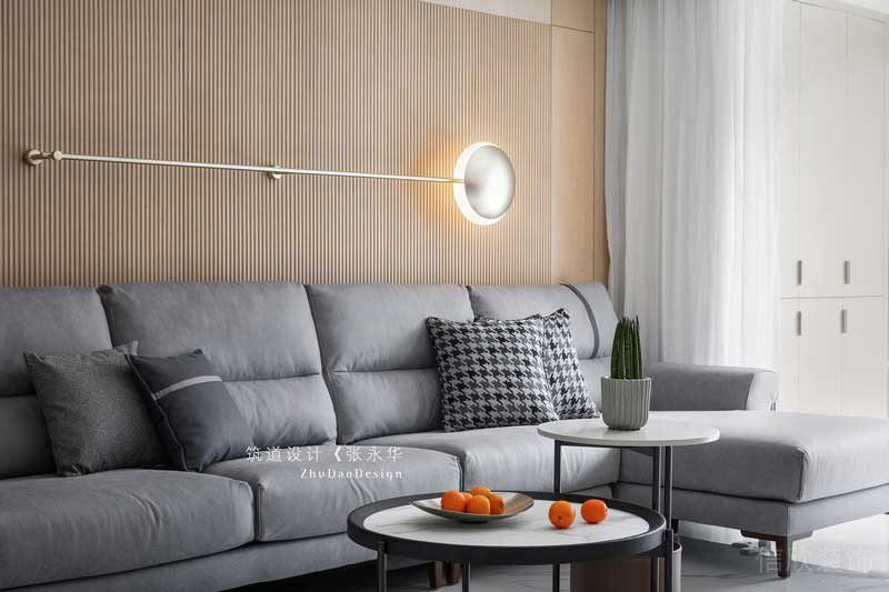 深圳龍崗平湖極簡北歐風(fēng)家居裝修客廳轉(zhuǎn)角沙發(fā) 深圳龍崗平湖極簡北歐風(fēng)家居裝修客廳轉(zhuǎn)角沙發(fā)