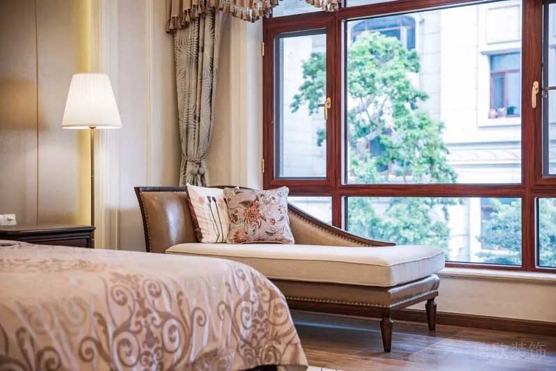 深圳寶安碧桂園簡歐風格別墅樣板間設計貴妃椅 深圳寶安碧桂園簡歐風格別墅樣板間設計貴妃椅