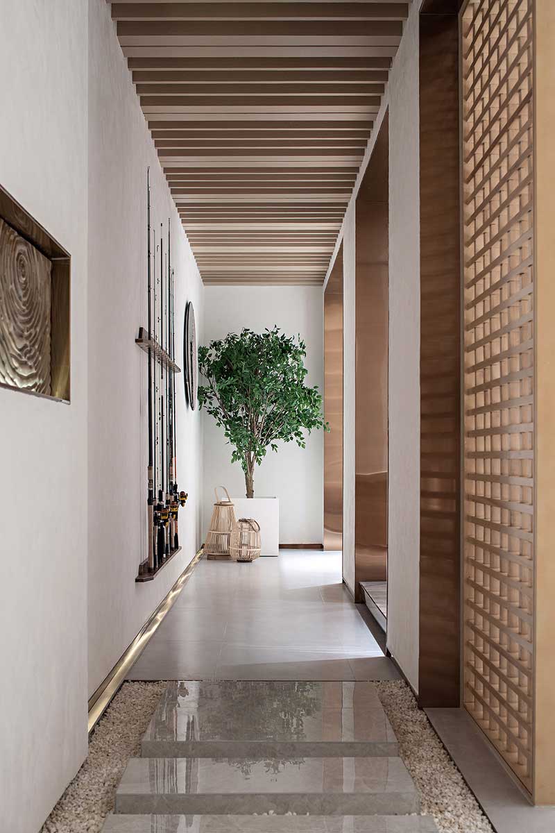 深圳南山區(qū)別墅裝修設(shè)計(jì)-負(fù)一層漁具展示區(qū)