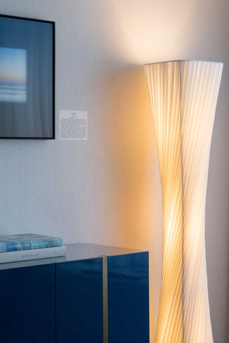 深圳羅湖萬科三居室輕奢風(fēng)格樣板房設(shè)計案例燈光效果