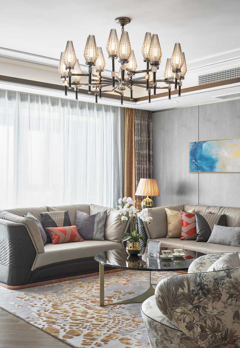 深圳羅湖現代輕奢風格裝修客廳茶幾 深圳羅湖現代輕奢風格裝修客廳茶幾