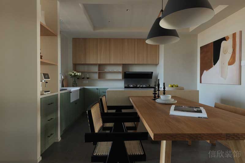 編織就餐區(qū)全屋整裝定制效果圖天花吊頂原木風(fēng)創(chuàng)意設(shè)計(jì)