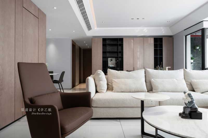 深圳龍華區(qū)觀瀾家居裝修實(shí)景拍攝沙發(fā)