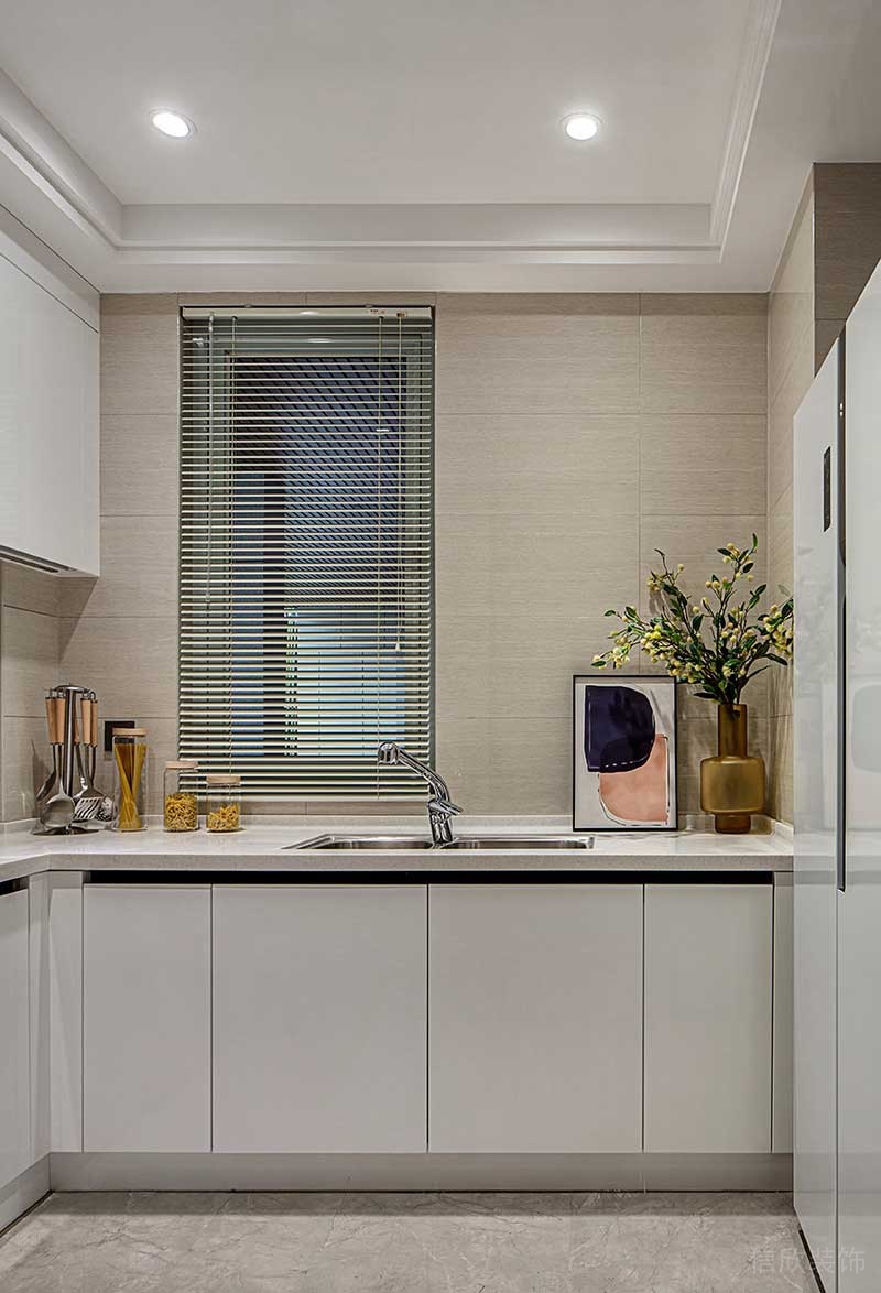 深圳鹽田區現代輕奢風家庭住房裝修設計案例廚房 深圳鹽田區現代輕奢風家庭住房裝修設計案例廚房
