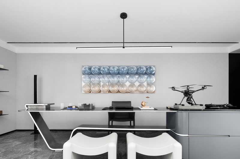 深圳福田現(xiàn)代北歐風(fēng)家居裝修設(shè)計(jì)書(shū)房