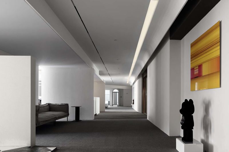 深圳龍華大浪極簡風格辦公室裝修光影效果 深圳龍華大浪極簡風格辦公室裝修光影效果