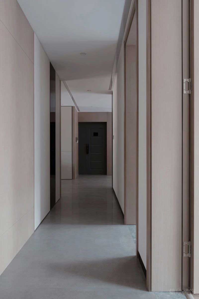 深圳福田區筆架山極簡風新房裝修設計案例過道 深圳福田區筆架山極簡風新房裝修設計案例過道