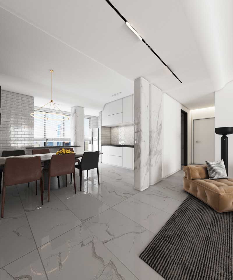 深圳碧桂園現代風格樣板間裝修設計客廳大理石屏風隔斷 深圳碧桂園現代風格樣板間裝修設計客廳大理石屏風隔斷