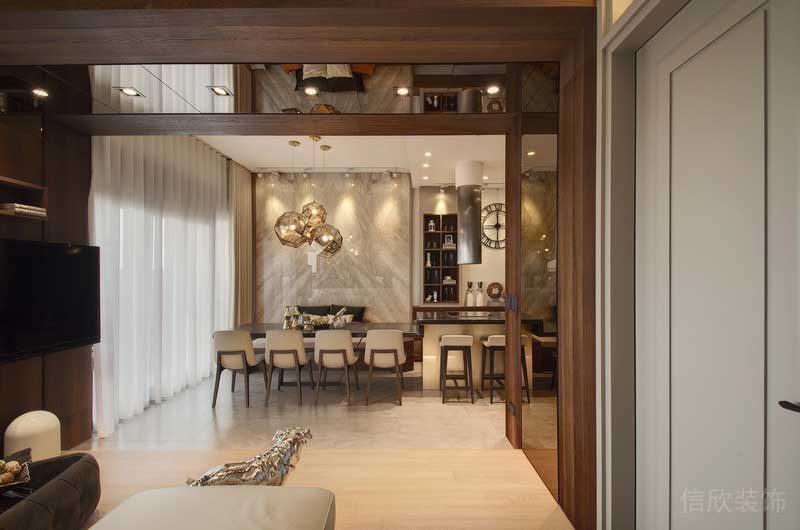 深圳福田區景田輕奢風小戶型裝修設計餐廳 深圳福田區景田輕奢風小戶型裝修設計餐廳