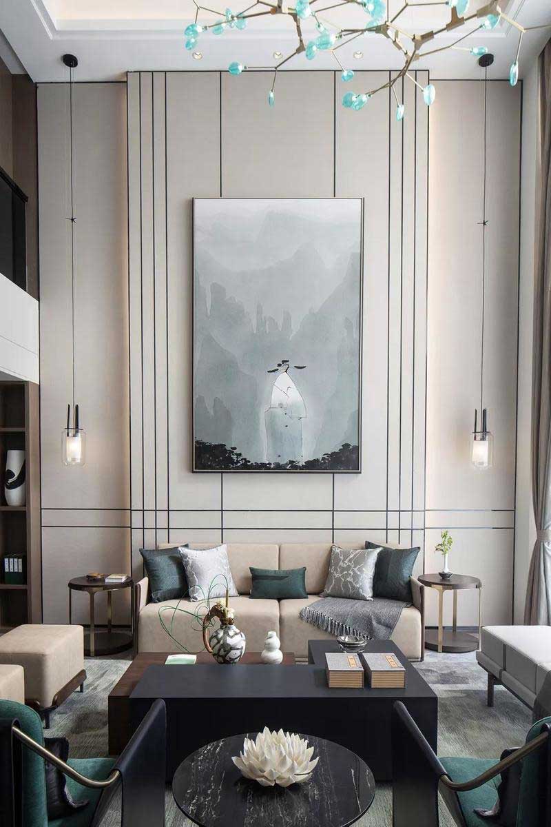 深圳鹽田新中式風格別墅樣板房設計圖采光效果 深圳鹽田新中式風格別墅樣板房設計圖采光效果