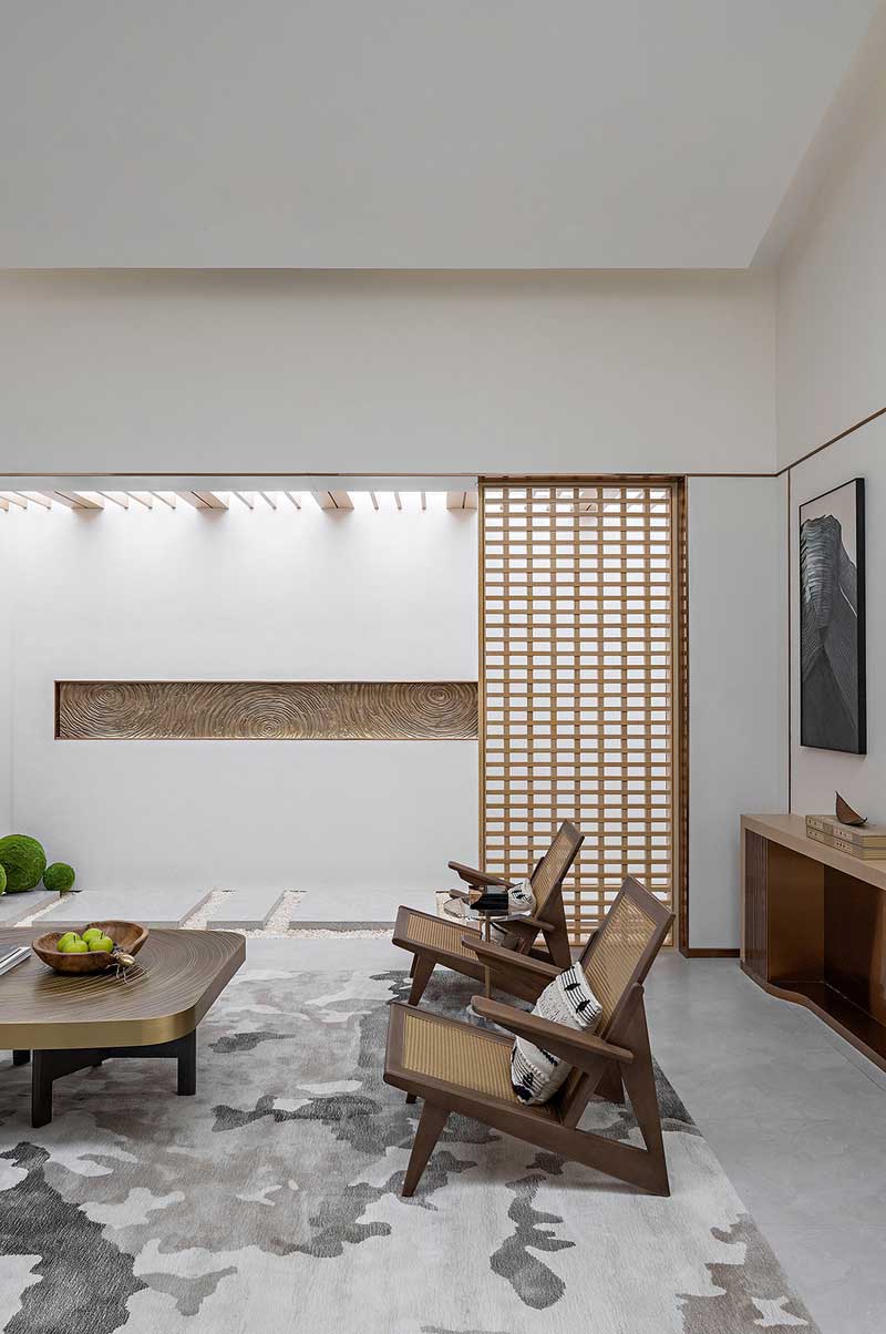 深圳南山區(qū)別墅裝修設(shè)計(jì)-獨(dú)出心裁的天井露臺設(shè)計(jì)