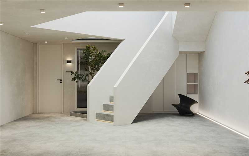 深圳南山現(xiàn)代簡約家庭裝修設(shè)計(jì)樓梯廳 深圳南山現(xiàn)代簡約家庭裝修設(shè)計(jì)樓梯廳