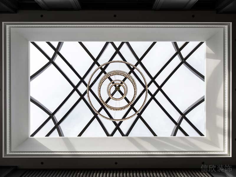 窗簾創(chuàng)意設計弧線幾何窗戶效果圖裝修