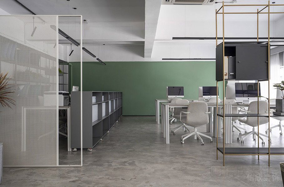 福田鋼結(jié)構(gòu)辦公室裝修設(shè)計工程13