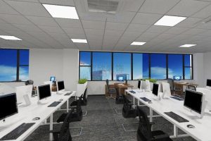 深圳現(xiàn)代簡(jiǎn)約辦公室裝修設(shè)計(jì) 公共辦公區(qū) 2