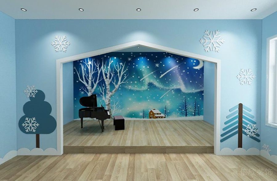 深圳福田上沙舞蹈培訓(xùn)班裝修設(shè)計(jì)琴臺