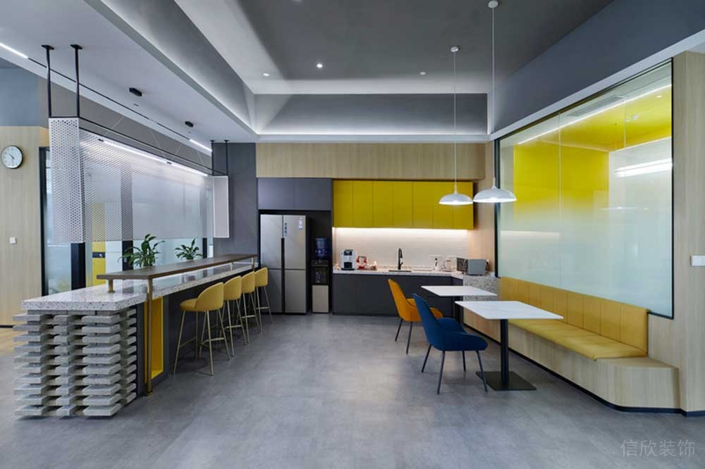 深圳南山區酷派大廈現代風格辦公室裝修茶水間