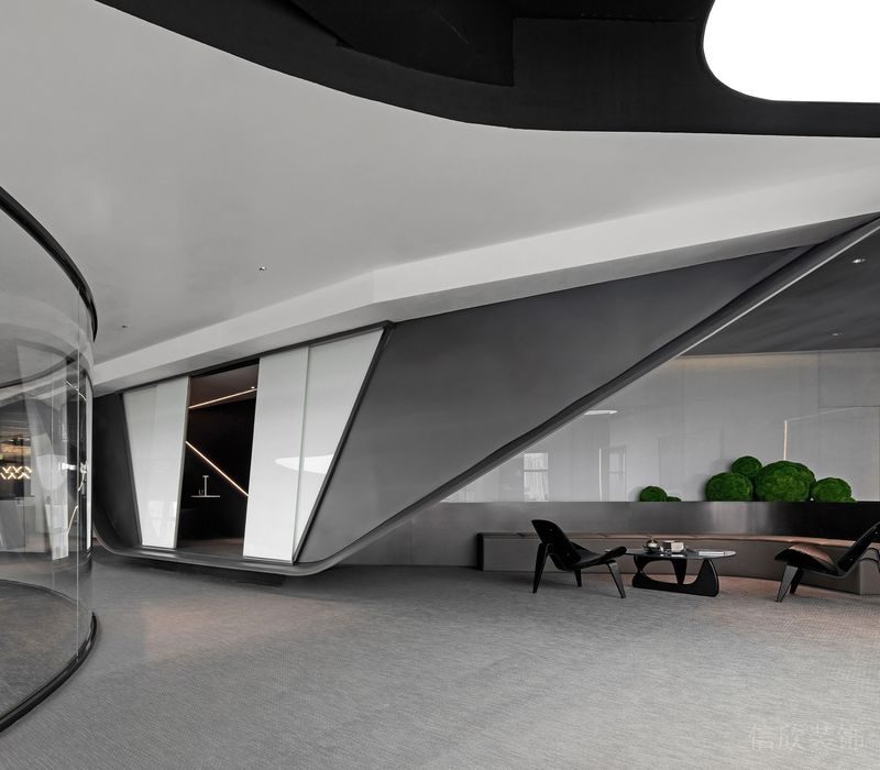 深圳福田卓越城現代風格辦公室裝修設計空間動線 深圳福田卓越城現代風格辦公室裝修設計空間動線