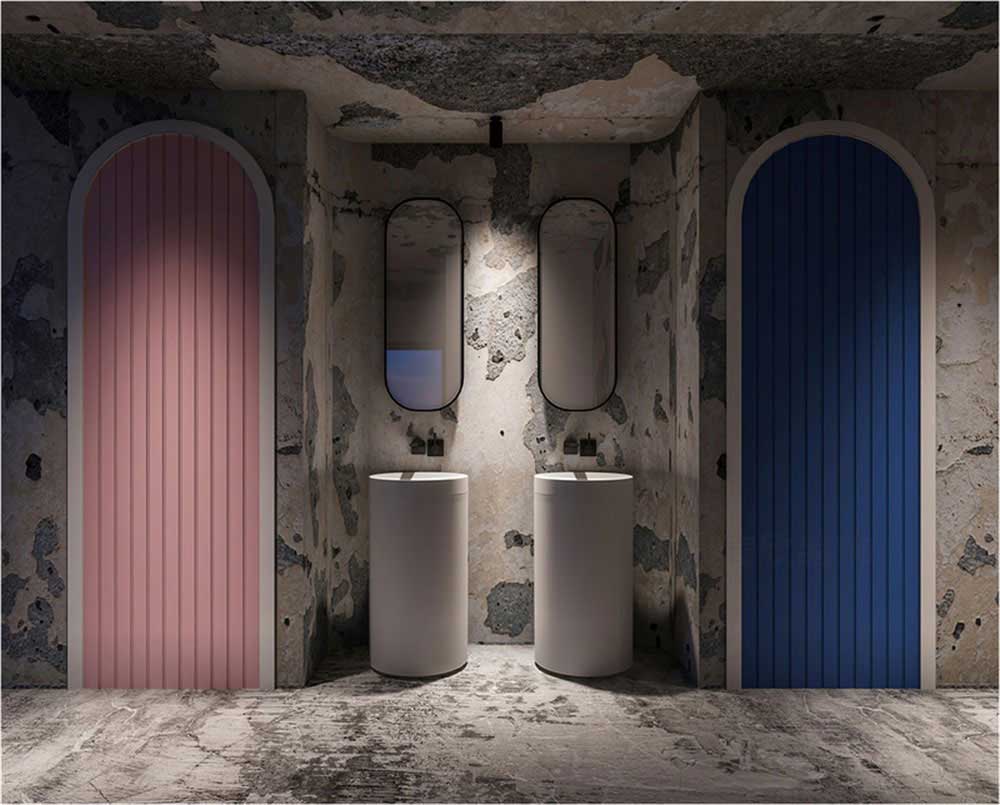 深圳龍華后現(xiàn)代工業(yè)混搭式異域風(fēng)情餐廳裝修設(shè)計(jì)衛(wèi)生間過道 深圳龍華后現(xiàn)代工業(yè)混搭式異域風(fēng)情餐廳裝修設(shè)計(jì)衛(wèi)生間過道