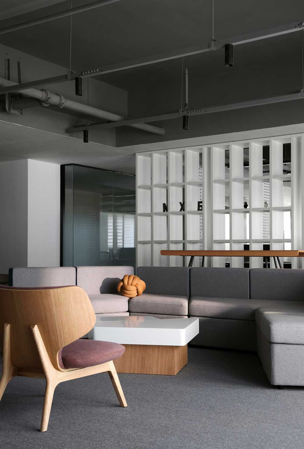 龍華區恒大時尚慧谷大廈簡約風格辦公室裝修設計裝飾層架 龍華區恒大時尚慧谷大廈簡約風格辦公室裝修設計裝飾層架