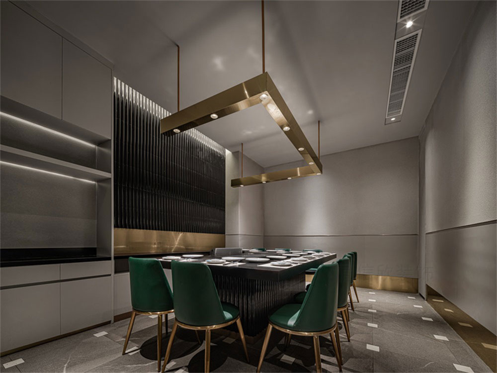 深圳寶安輕奢風格鐵板燒餐廳裝修設(shè)計貴賓包廂 深圳寶安輕奢風格鐵板燒餐廳裝修設(shè)計貴賓包廂