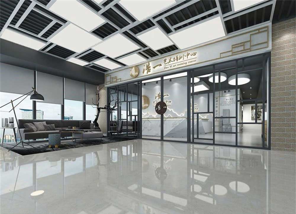 深圳市南山區華僑城嶺南文化浩一美術培訓中心前廳 深圳市南山區華僑城嶺南文化浩一美術培訓中心前廳