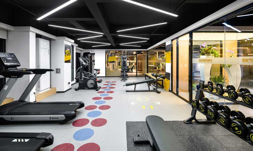 深圳羅湖區(qū)華潤大廈現(xiàn)代簡(jiǎn)約風(fēng)格辦公室設(shè)計(jì)案例活動(dòng)健身室
