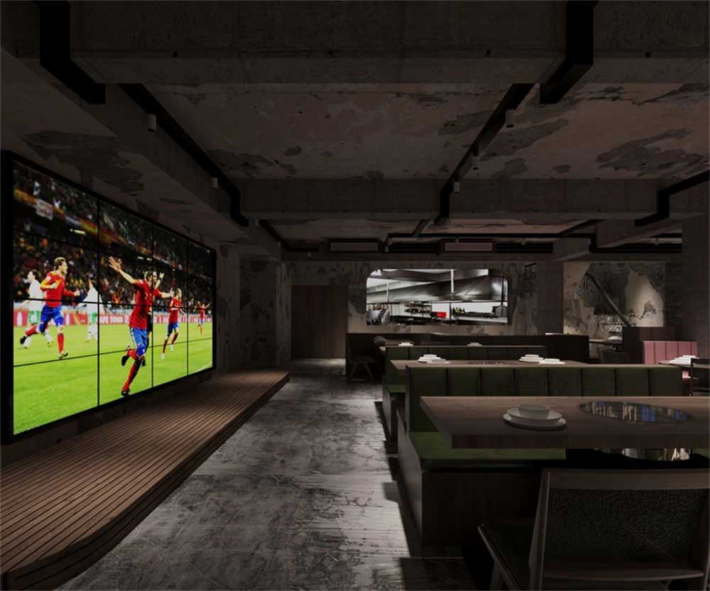 深圳龍華后現(xiàn)代工業(yè)混搭式異域風(fēng)情餐廳裝修設(shè)計(jì)天花 深圳龍華后現(xiàn)代工業(yè)混搭式異域風(fēng)情餐廳裝修設(shè)計(jì)天花