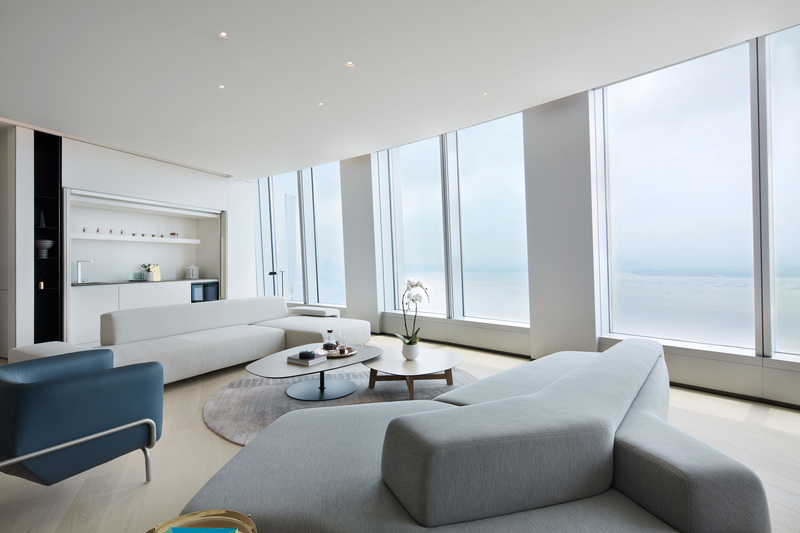 萬科濱海云中心極簡(jiǎn)風(fēng)格公司裝修設(shè)計(jì)案例休閑接待區(qū)