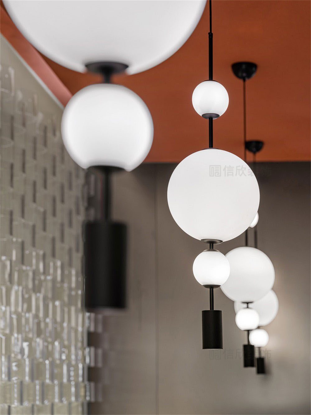 龍崗黃記煌現(xiàn)代風格餐飲連鎖店裝修設計材料質(zhì)感