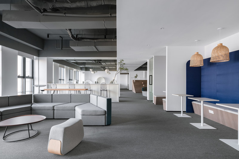 龍崗區(qū)啟迪協(xié)信深圳科技園簡約風(fēng)格辦公室裝修多功能休閑接待廳 龍崗區(qū)啟迪協(xié)信深圳科技園簡約風(fēng)格辦公室裝修多功能休閑接待廳