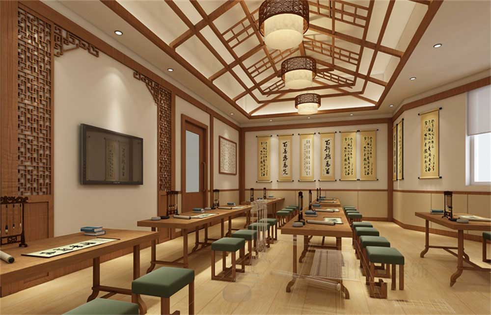 深圳市龍崗區(qū)平湖津慧書畫教育培訓基地裝修設計書法教室 深圳市龍崗區(qū)平湖津慧書畫教育培訓基地裝修設計書法教室