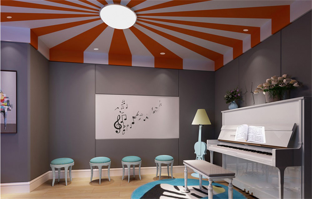 深圳市龍崗區(qū)平湖津慧書畫教育培訓基地裝修設計音樂教室 深圳市龍崗區(qū)平湖津慧書畫教育培訓基地裝修設計音樂教室